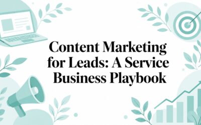 Content Marketing for Leads: A Service Business Playbook