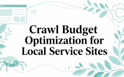 Crawl Budget Optimization for Local Service Sites