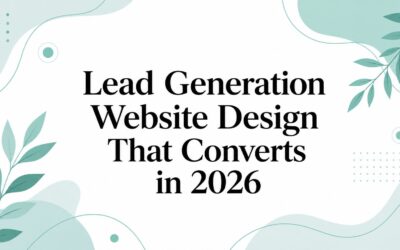 Lead Generation Website Design That Converts in 2026