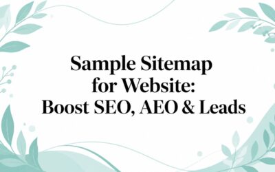 Sample Sitemap for Website: Boost SEO, AEO & Leads