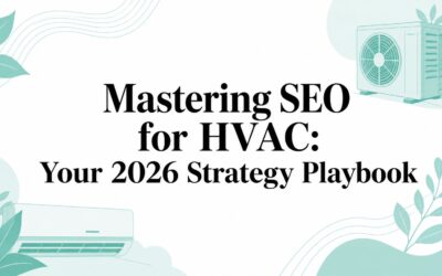 Mastering SEO for HVAC: Your 2026 Strategy Playbook