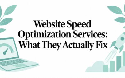 Website Speed Optimization Services: What They Actually Fix