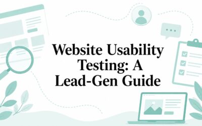 Website Usability Testing: A Lead-Gen Guide
